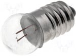 Лампичка LAMP-EK/2.5/200 Лампа с нажежаема жичка: стандартна; 2,5V; 0,5W; E10; сферичен
